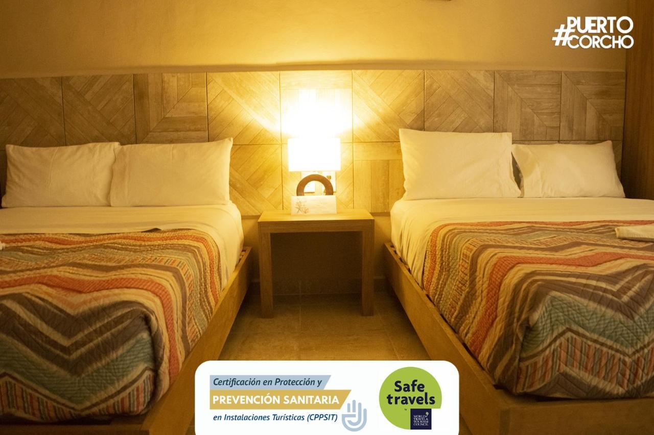 Hotel Puerto Corcho Puerto Morelos Buitenkant foto