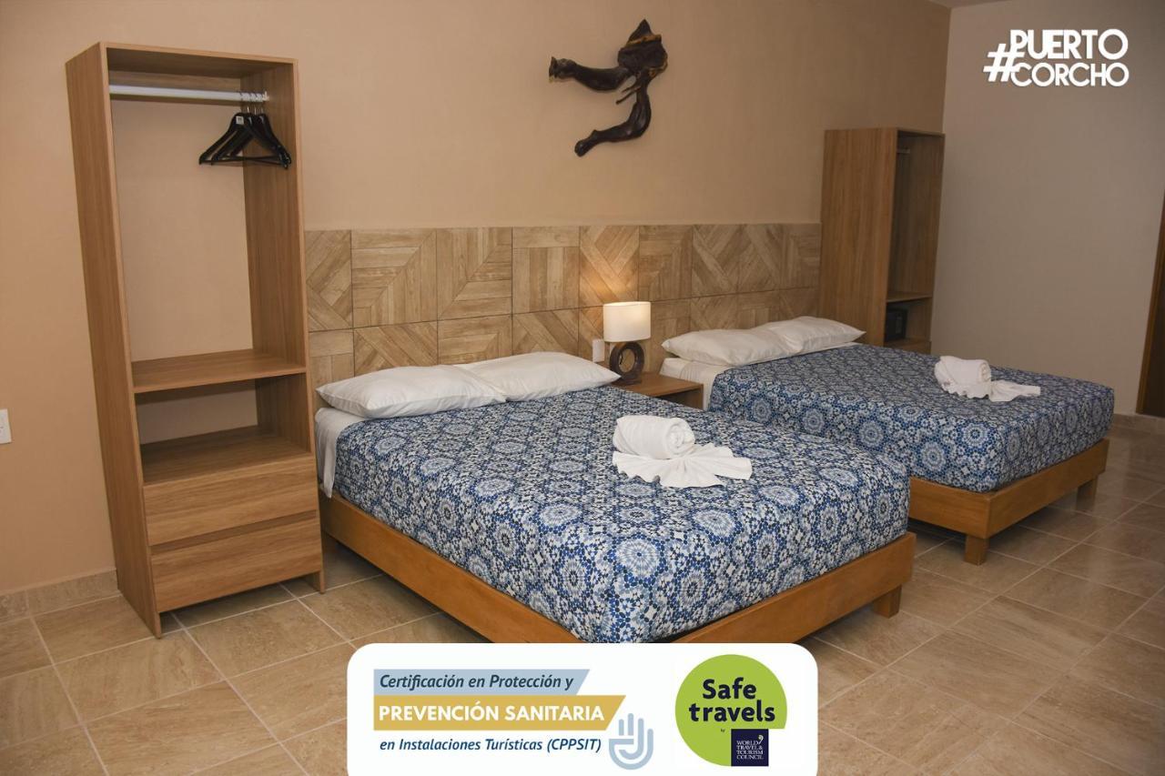 Hotel Puerto Corcho Puerto Morelos Buitenkant foto