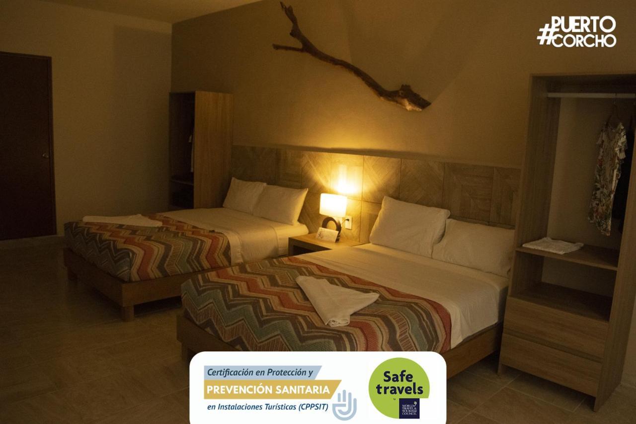 Hotel Puerto Corcho Puerto Morelos Buitenkant foto